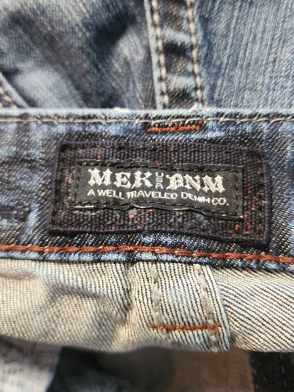 MEK Denim Jean Shorts Cut Off short shorts Womens size 27 - Picture 3 of 5